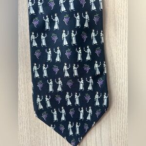 Wine Black Tie with Purple Repeating Wine 🍷  Pattern Tie , unreal drip .